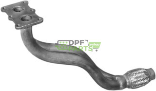 Rura kolektorová bez katalyzátoru Skoda Octavia 1.6i 02/97-09/04 75kW, Polmo 24.54 A, OE 1J0253058DX 1J0253058KX 1J1253058DX 1J1