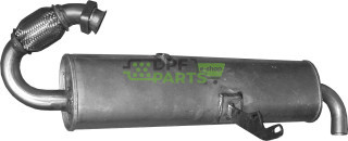 Koncový tlumič výfuku Smart Fortwo / City 0.6/0.7i, Polmo 57.04 A, OE 0002932V00800 0002932V01000 0006315V00100 0006315V00300 00