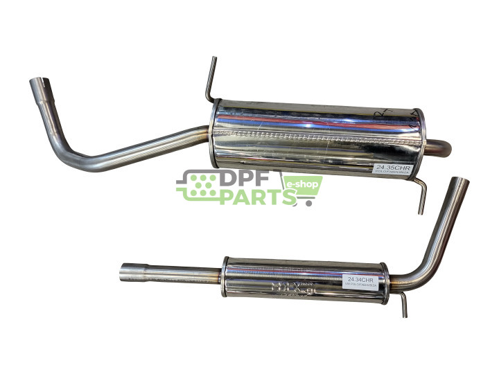 Střední tlumič výfuku SKODA Fabia - 1.4 - 6Q0 253 209 P 6Q0.253.209B 6Q0.253.209M 6Q0.253.209T 6Q0253209 6Q0253209B 6Q0253209N 6