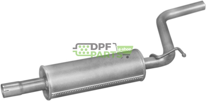 Střední tlumič výfuku VW Caddy III 2.0 SDi 02/04-, Polmo 30.267 A, OE 2K0 253 209 B
