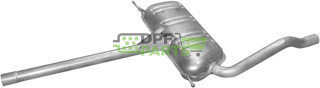 Střední tlumič výfuku VW Passat 1.8i Turbo  2.0i  96-05, Polmo 30.268 A, OE 3B0 253 409 K 3B0 253 409 T