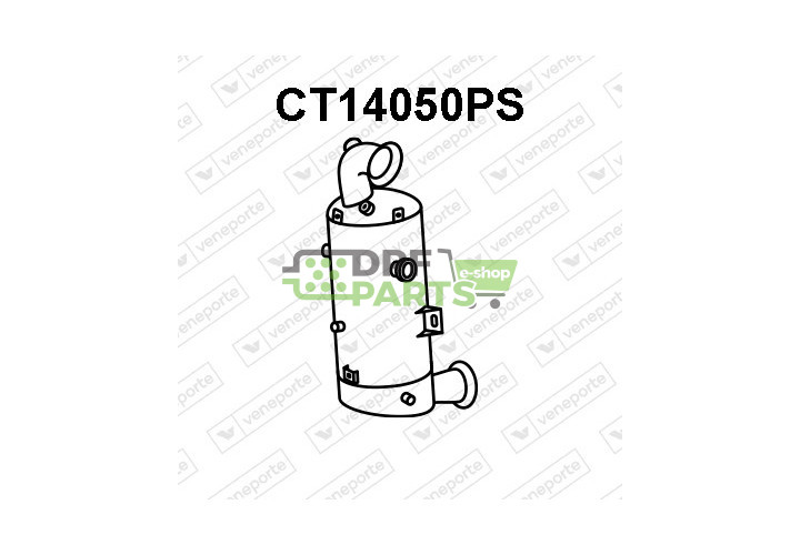 Filtr pevných částic DPF CITROEN Berlingo III, C3 III, C4 III, Cactus, C5 Aircross, C-ELYSEE, DS3, DS4 II, DS7 / PEUGEOT 208, II