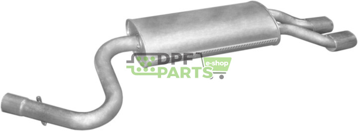 Koncový tlumič výfuku Chrysler Stratus JX Cabrio 2.5 LX V6, Polmo 45.25 A, OE 5278136