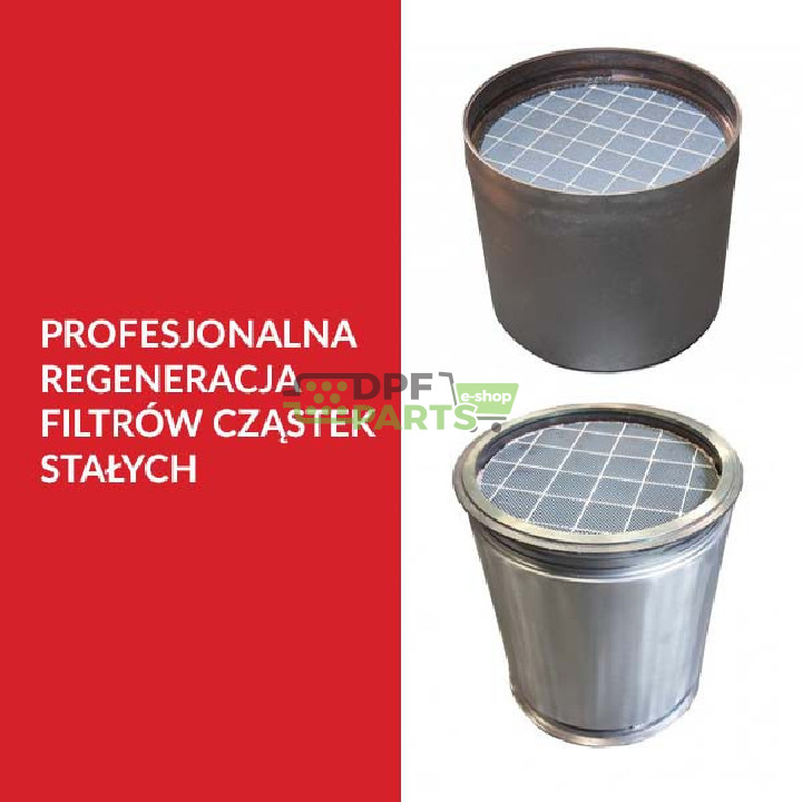 Regeneracja filtrów cząstek stałych DPF do pojazdów ciężarowych EURO 6 MAN TGX, IVECO Stralis, VOLVO FH, DAF XF 106, SCRANIA R6