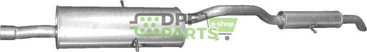 Koncový tlumič výfuku Chrysler Grand Voyager 3.8 01-08r., Polmo 45.32 A, OE 