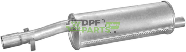 Koncový tlumič výfuku Citroen C25/ Fiat Ducato/ Peugeot J5 1.9D-2.4D  82-94, Polmo 07.08 A, OE 1717.H3 1725.88 1726.48 1726.GQ 1