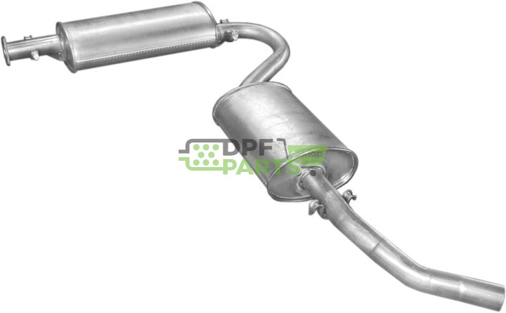 výfukový systém Citroen Jumper/ Fiat Ducato/ Peugeot Boxer 2.0i  1.9D  2.5D  94-02, Polmo 07.23 A, OE 13 098 93080 13 130 60080 