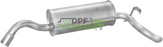 Koncový tlumič Ford Escort 1.4  1.6 HB kat  90-, Polmo 08.51 A, OE 1007333 1019405 1076535 6567019 6812212 6812220 7243485 72435