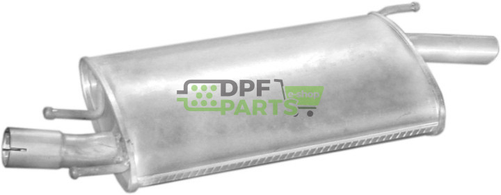 Koncový tlumič výfuku Ford Fiesta 1.4i 1.8 D 95-00 Mazda 121 1.8D 96-00, Polmo 08.213 A, OE 1015799 1015801 1054593 1054731 1065