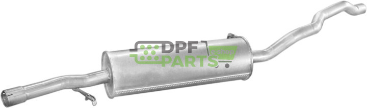 Střední tlumič výfuku Ford Galaxy 2.0 95-, Polmo 08.218 A, OE 1013486 1016963 1016964 1073169 1077191 1087571 1087573 1087973 12