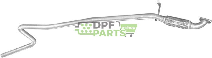 Střední trubka Ford Fiesta 1.25i -16V  10/02- / 1.4i -16V  11/01- /Fusion1.4i -16V  06/02- Mazda 2, Polmo 08.597 A, OE 1140450 1