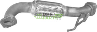 Střední trubka Ford Focus/Focus C-Max/Mazda 3 1.6 TDCi CiTD 03-08, Polmo 08.653 A, OE 1223936 1232313 1252230 1347704 1349082 13