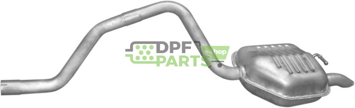 Koncový tlumič výfuku Ford Mondeo 2.0 Di Turbo Diesel 00-04, Polmo 08.659 A, OE 1117851 1129757 1130825 1148371 1150048 1205649 