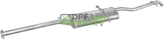 Koncový tlumič výfuku Mercedes A140 1.4 97-  A160 1.6  97-    A190 1.9  99-, Polmo 13.180 A, OE 168 490 07 21 168 490 12 21 168 