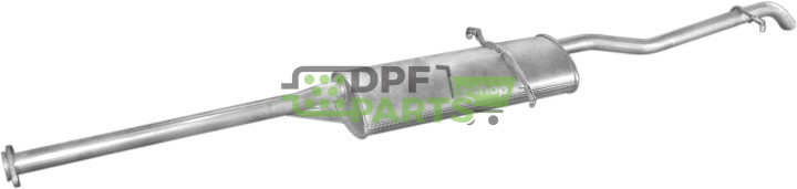 Koncový tlumič výfuku Mercedes A140 1.4 97-  A160 1.6  97-    A190 1.9  99-, Polmo 13.180 A, OE 168 490 07 21 168 490 12 21 168 