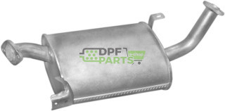 Střední tlumič výfuku Nissan Terrano I Ford Maverick 2.4 4X4 93-98 SWB, Polmo 15.205 A, OE 1953187 1956101 1960322 20100-0F350 2