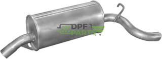 Koncový tlumič Opel Omega A 2.0-2.4  86-94, Polmo 17.31 A, OE 5852813 852113 852837 852841 852916 852945 90231173 90231175 90284