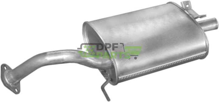 Tłumik końcowy Toyota Corolla 1.3i -12V  1.6  1.6 -16V  1.8D   87-92, Polmo 26.10 A, OE 1743002060 1743016440 1743016800 1743016