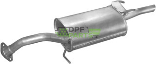 Tłumik końcowy Toyota Corolla 1.6 kat  87-92, Polmo 26.113 A, OE 1743016430 1743016460 1743016740 174301674083 1743016750 174301