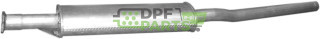 Tłumik środkowy Toyota Avensis 1.6i-16V , 1.8i-16V , 2.0i-16V liftback , sedan , kombi 97-00, Polmo 26.322 A, OE 1743002180 1743