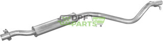 Tłumik środkowy VW Golf I 1.6 GTI 77-84/Jetta 81-84/Scirocco 77-83, Polmo 30.65 A, OE 161253209A 161253209B 171253209 171253209B