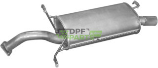 Tłumik końcowy Volvo S40/V40 1.6i 1.8i -16V 1.9 Turbo Diesel 96 -01, Polmo 31.251 A, OE 3-06-13762 3-06-13764 3-08-16206 3-08-16