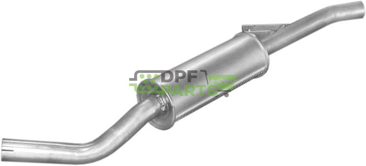 Tłumik końcowy Fiat 128 69-83/Zastawa 1100 72-86, Polmo 33.02 A, OE 4185187 4243807 4261180 4286636 4297077 4309830 4317851 4322