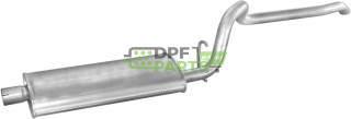 Tłumik końcowy Jeep Cherokee 4.0 4x4 93-95/ Chrysler Jeep 4.0 Cherokee 91-95, Polmo 43.01 A, OE 5200 3956 52003956 5201 9133 520