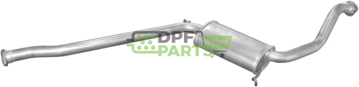 Tłumik środkowy Saab 9000  2.0 -16V Turbo  2.0i CD 16V  2.3 -16V Turbo  2.3iCS -16V  92 -98, Polmo 48.03 A, OE 4018867 4018875 4