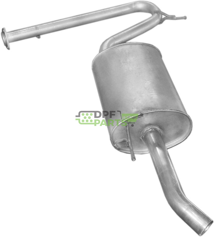 Tłumik końcowy Citroen Jumper I II/ Fiat Ducato II III/ Peugeot Boxer I II 2.0 HDi 2.2 HDi  2.0JTD 2.3 JTD, Polmo 07.450 A, OE 1
