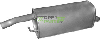 Tłumik końcowy Ford Fiesta/Mazda 2 1.4 TDCi/CiTD 01-07, Polmo 08.545 A, OE 1140459 1201311 1221222 1317004 1353243 Y401-40-100A 