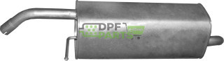 Tłumik końcowy Ford Fiesta 1.25i 16V/1.4i 16V 07/08-11/12, Polmo 08.565 A, OE 1521746 1540179 1556631 1580172 1673791 1804962 18