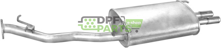Tłumik końcowy Honda Accord 90-98/Rover 620 93- 2.0i 2.2i SDN kat, Polmo 09.25 A, OE 18030-SM4-930 18030-SN7-930 18307-SM4-934 1