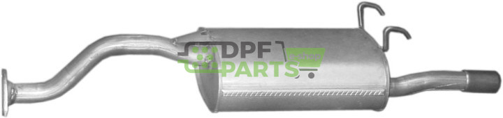 Tłumik końcowy Honda Civic 1.5i -16V  1.6i -16V  92 -01, Polmo 09.84 A, OE 18030-S01-E10 18030-SR1-506 18030-SR1-J40 18030-SR4-A