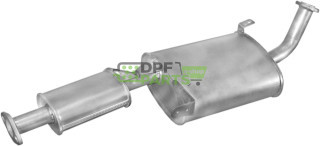 Tłumik środkowy Nissan Terrano I/ Ford Maverick 2.7TD  4X4  93-99, Polmo 15.207 A, OE 1953186 1956100 1960321 201000F000 201000F