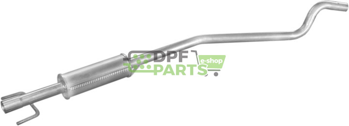 Tłumik środkowy Opel Astra G  1.2i -16V hat. , sed. , combi  98-04, Polmo 17.308 A, OE 24423014 24425137 5852066 5852108 5852131