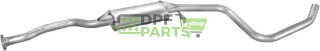 Tłumik środkowy Ford Escort 1.3i kat  92-/Orion 92-93, Polmo 08.38 A, OE 1019390 1101708 6573018 6717321 6773321 6812203 7180945