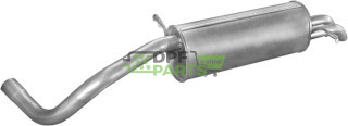 Tłumik końcowy Skoda Fabia  1.9SDi    1.9TDi TD combi  02/00-, Polmo 24.45 A, OE 6Q9253609AE 6Q9253609AF 6Q9253609C 6Q9253609D 6