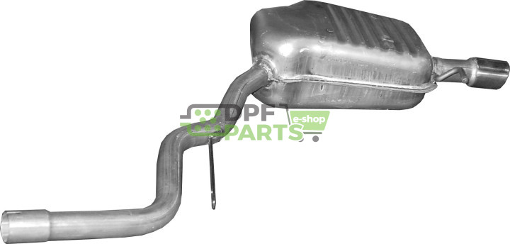 Tłumik końcowy Audi A4 1.8, Polmo 01.45 A, OE 8E0253609BR 8E0253609JR