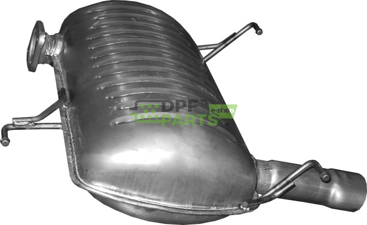 Tłumik końcowy BMW E90-318i/320i   E91-318i/320i, Polmo 03.14 A, OE 18107549428 18307577214