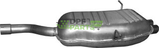 Koncový tlumič BMW 320i/323i/328i  E46, Polmo 03.50 A, OE 18101437601 18101437602