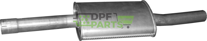 Tłumik środkowy BMW 320i/323i/328i  E46, Polmo 03.51 A, OE 18301437600