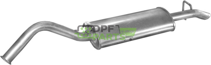 Koncový tlumič Audi 100 83-90/200 83-84 1.8/2.0, Polmo 01.10 A, OE 443 253 609 A 443 253 609 G 443 253 609 S