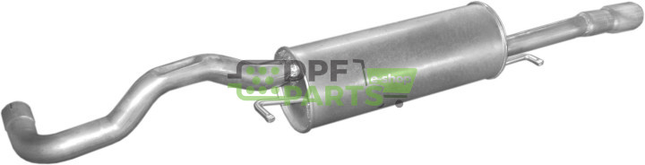 Koncový tlumič AUDI A4 1.8 -20V 94 -01, Polmo 01.18 A, OE 8D0 253 609 S