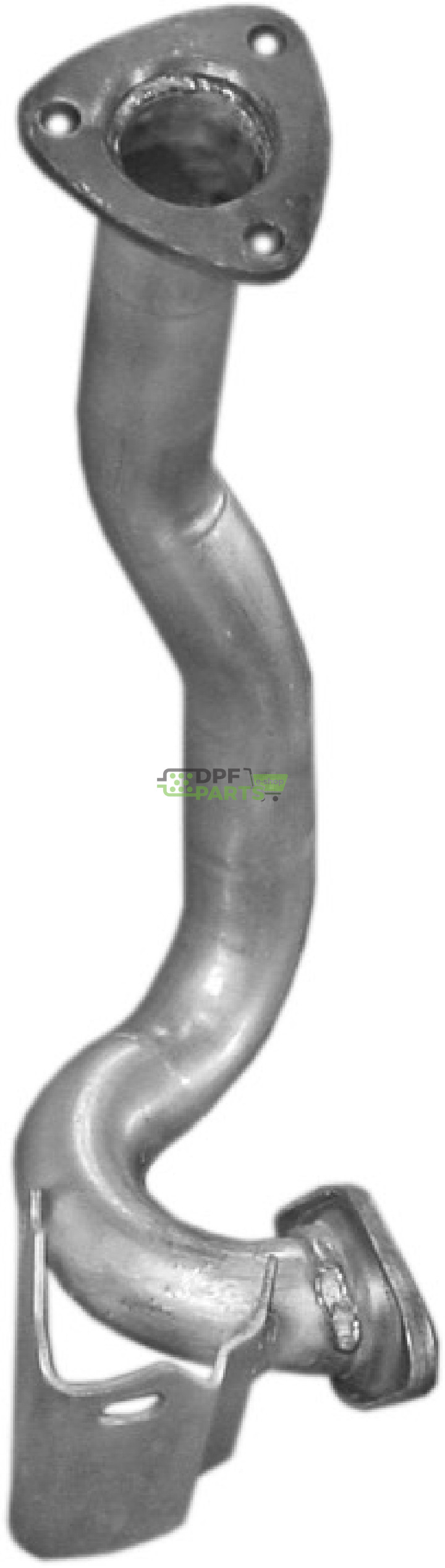 Trubka kolektorová Citroen Saxo 1.5D 96-97  z cat. 96-04   Citroen AX 1.5D 94-99   Peugeot 106 1.5D 94-04, Polmo 04.203 A, OE 17