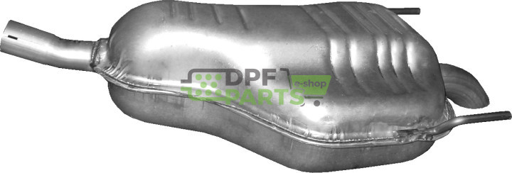Tłumik końcowy Opel Astra H 1.8i 16V 03/04-, Polmo 17.307 A, OE 13136983 58 52 301