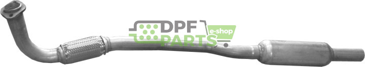 tłumik naprawczy Opel Astra G 1.7 DTi 02/00-09/04, Polmo 17.317 A, OE 5854358