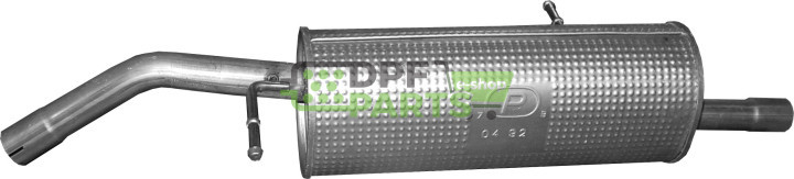 Tłumik końcowy Citroen C3 / DS 1.4 1.6 VTi, Polmo 04.92 A, OE 1607249880 1730-FA 1730-FJ