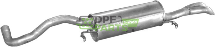 Koncový tlumič Audi A4 1.9TDi Turbo Diesel 96-00SDn/Avant, Polmo 01.23 A, OE 8D0 253 609 AF 8D0 253 609 AG 8D0 253 609 BJ 8D0 25