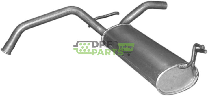 Koncový tlumič Citroen C1/Pegueot 107/Toyota Aygo 1.4 HDI TD 05-, Polmo 04.235 A, OE 1730.G9 17430-YV010